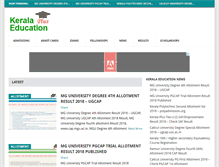 Tablet Screenshot of keralapluseducation.com